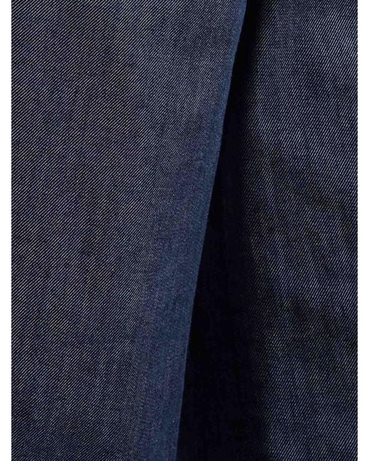 Giorgio Armani Blue Trousers Denim Collection