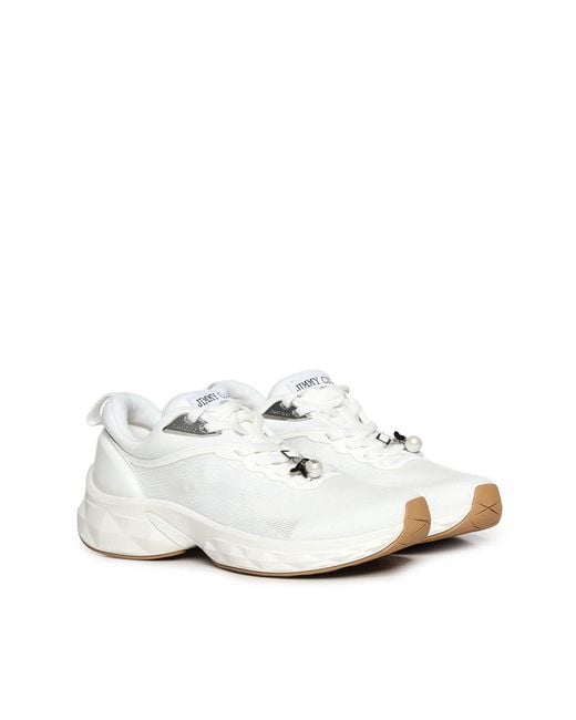 Jimmy Choo White Diamond Run F Sneaker
