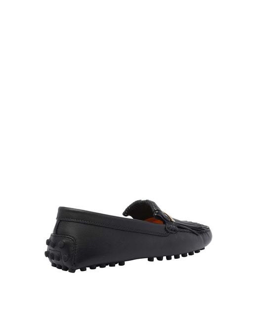 Tod's Gray Gommino Loafers