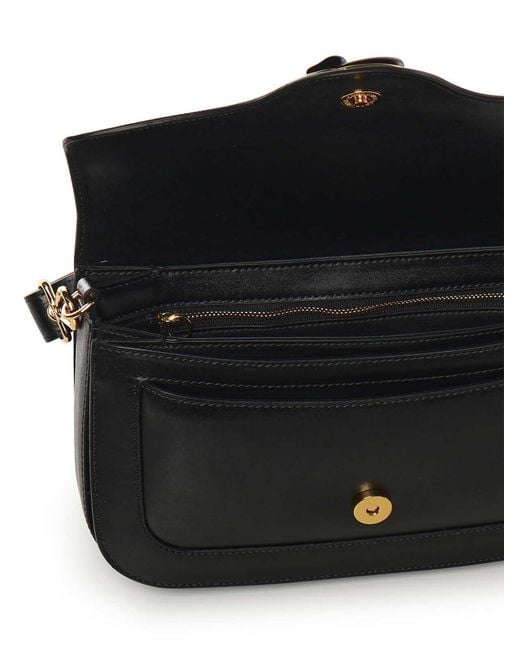 Coccinelle Black C-Me Calf Leather Bag<Br