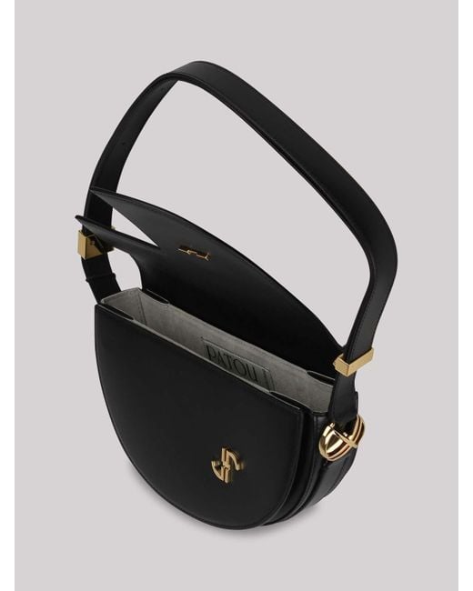 Patou Black Shoulder Bag With Print