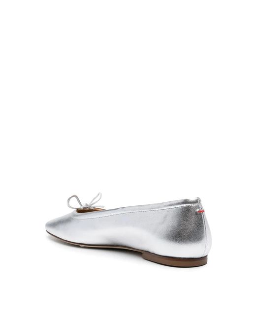 Aeyde White Delfina Pumps
