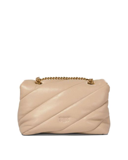 Pinko Natural Classic Love Bag Puff Maxi Quilt