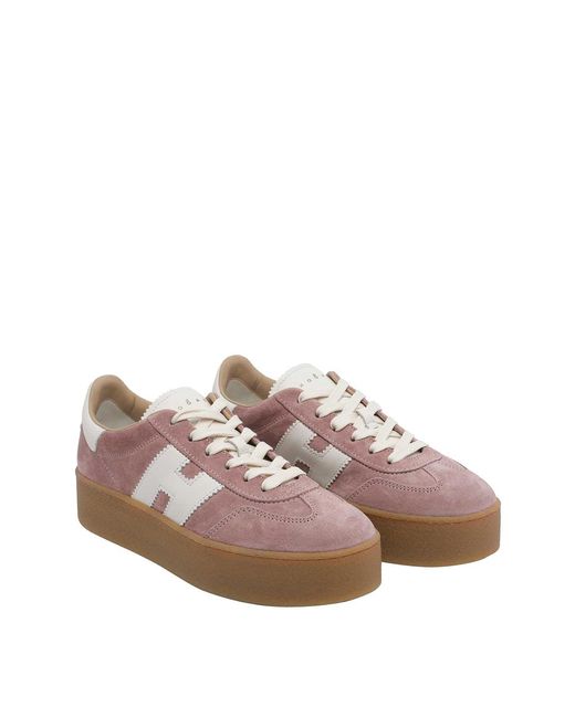 Hogan Brown Cool Sneakers