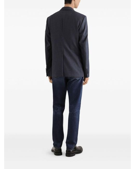 Dolce & Gabbana Blue Casual Cotton Pants for men