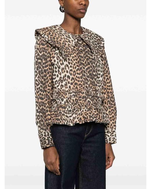 Ganni Natural Organic Cotton Shirt