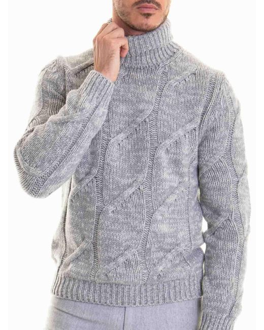 Corneliani Gray Sweater for men