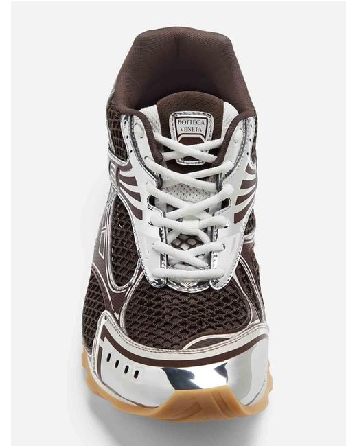 Bottega Veneta White Fondant And Technical Fabric And Mesh Orbit Sneakers for men