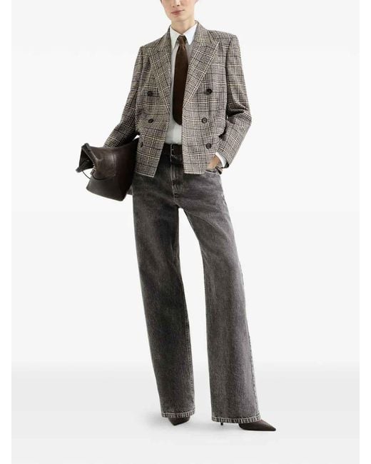 Brunello Cucinelli Brown Suit-Type Jacket