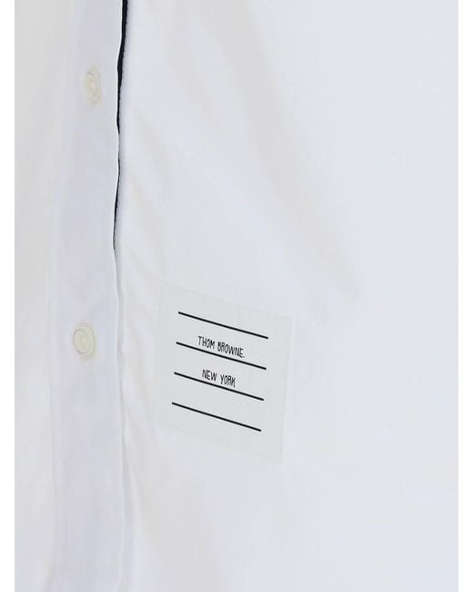 Camicia Lunga di Thom Browne in White