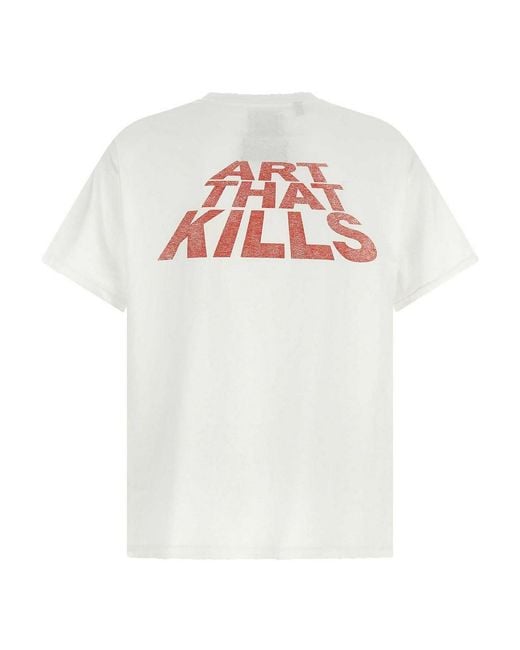 GALLERY DEPT. White 'Don'T Die' T-Shirt for men