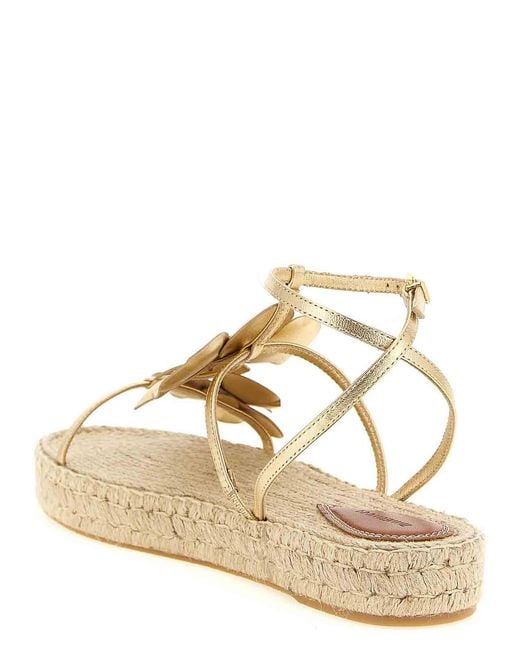 Zimmermann Metallic Orchid Sandals