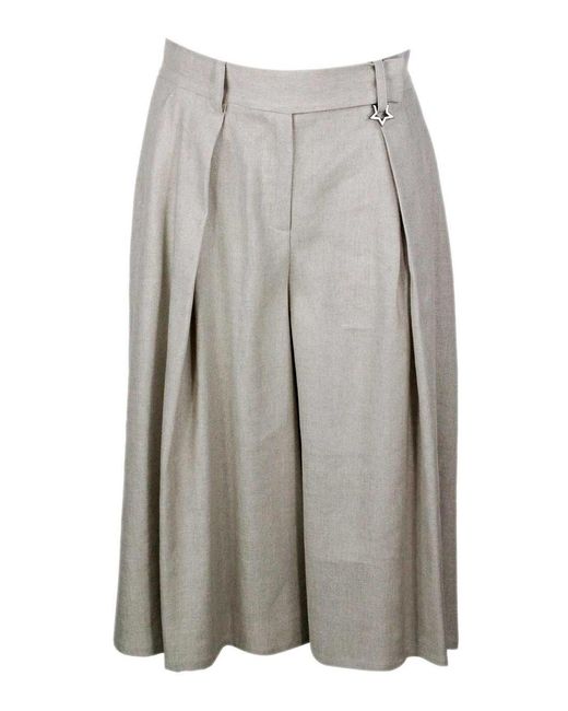 Lorena Antoniazzi Gray Trousers