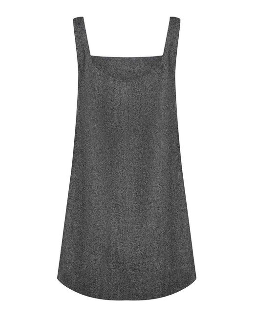A PAPER KID Gray Coat Made Of Wool Blend