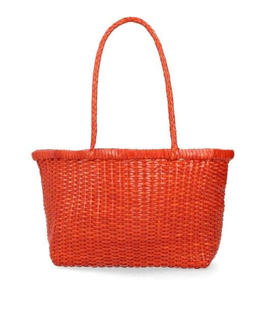 Dragon Diffusion Red B-Weave Bag