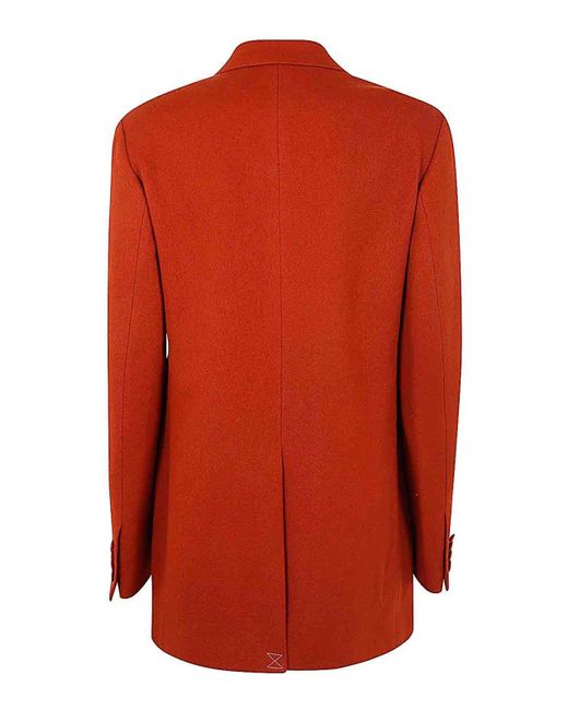 Dries Van Noten Orange Jacket