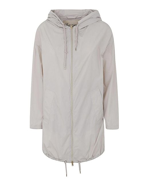 Herno Gray Bomber Jackets