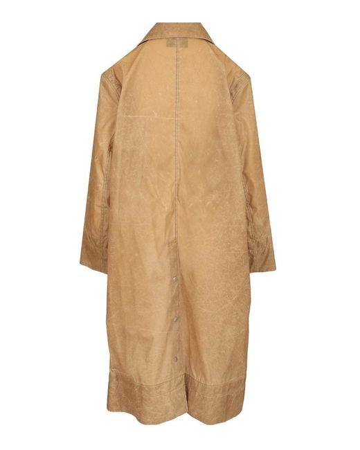 DURAZZI MILANO Natural Leather Effect Raincoat