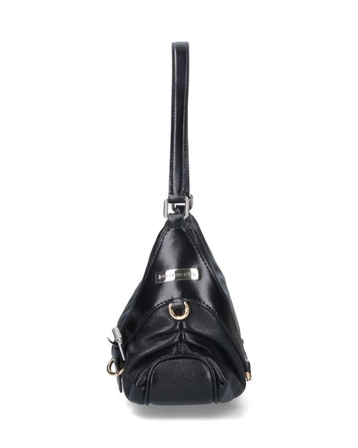 Givenchy Black Voyou Harness Shoulder Bag