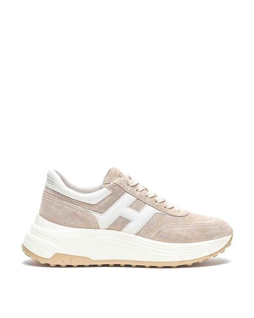 Hogan White Hi-Fi Sneakers