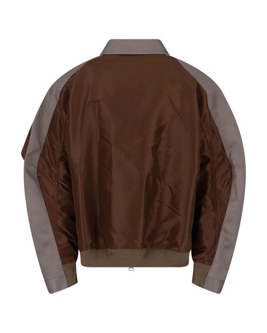 Sacai Brown Bomber Tecnico for men