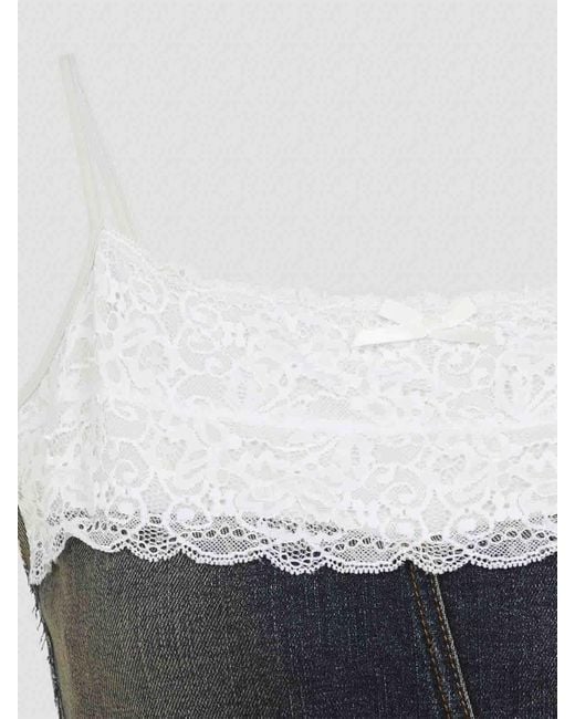 Balenciaga Blue Patched Top