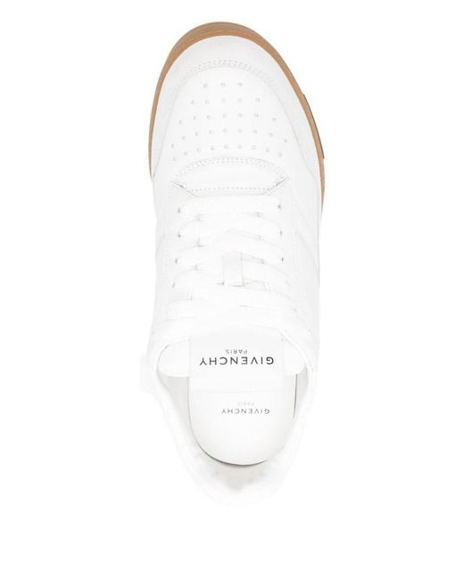 Givenchy White Yard Leather Sneakers for men