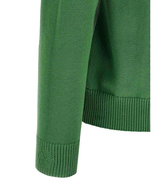 Ballantyne Green Argyle Sweater for men