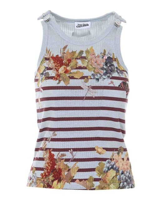 Jean Paul Gaultier Gray Light Tank Top