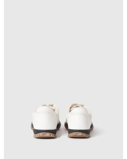 Stella McCartney White S Wave Sport Sneakers With Mesh Panels