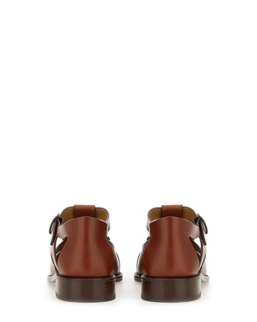 Hereu Brown Sandal Peach