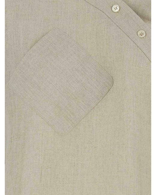 Coperni Natural Asymmetric Blouse