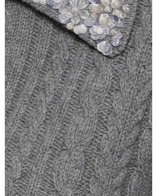 Des Phemmes Gray Sweater