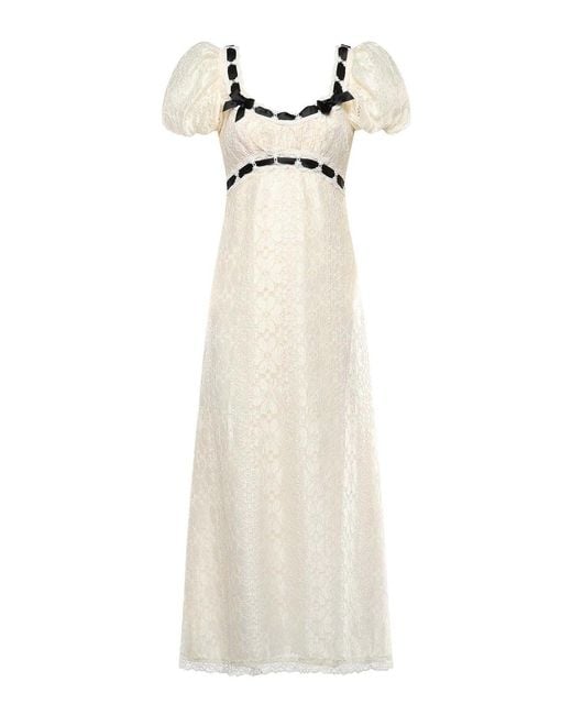 chinese dress ladies For Love & Lemons Lace Cutout Maxi Dress