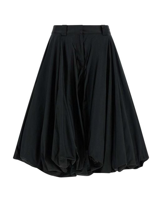 Balenciaga Black 'Balloon' Bermuda Shorts