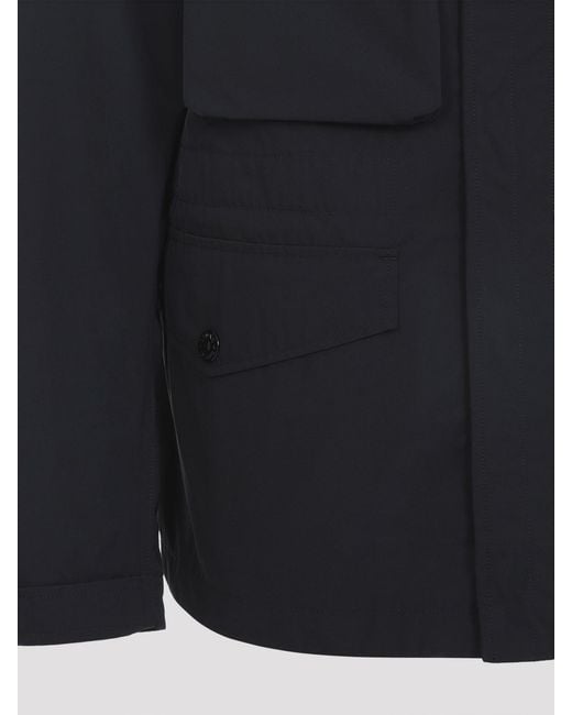 Stone Island Blue Polyester Jacket for men