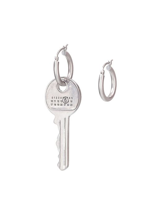 MM6 by Maison Margiela White Earrings