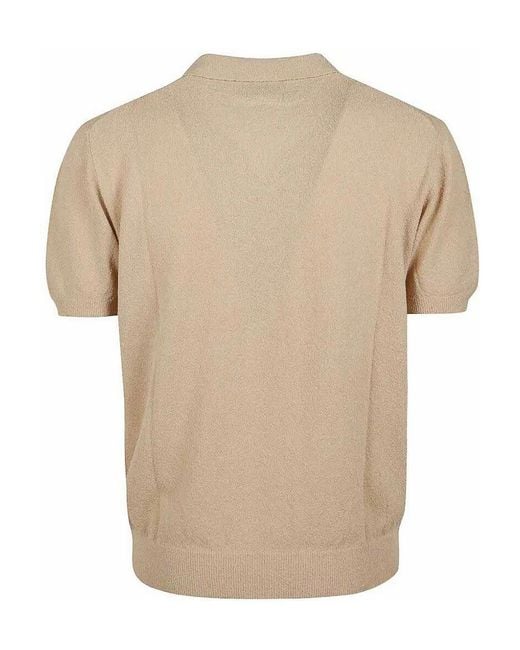 Drumohr Natural Polo With Logo for men