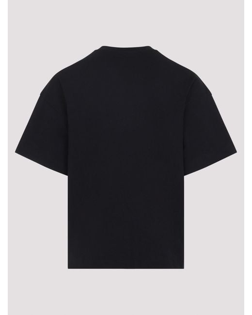 Jil Sander Black Oversized Logo T-Shirt for men
