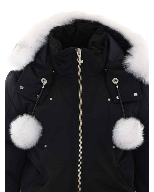 Moose Knuckles Black Original Debbie Bomber