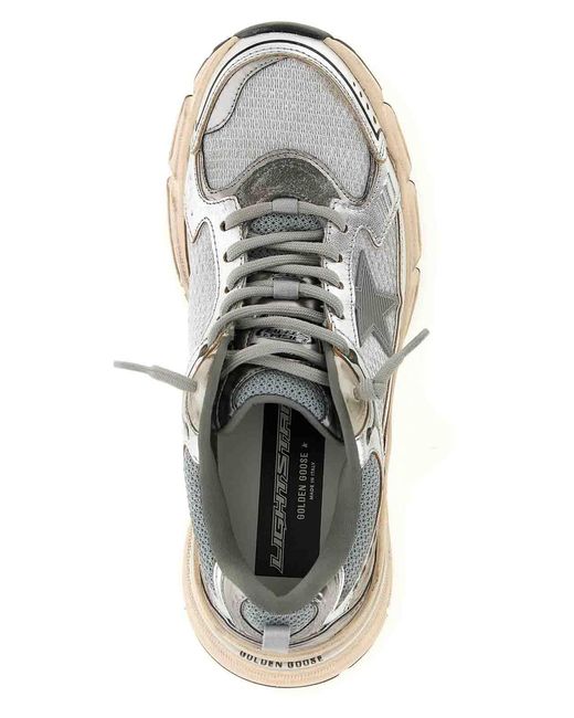 Golden Goose Deluxe Brand White Lightstar Sneakers