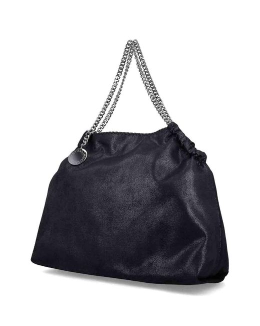 Stella McCartney Blue Falabella Drawstring Tote Bag