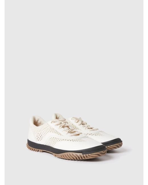 Stella McCartney White S Wave Sport Sneakers With Mesh Panels
