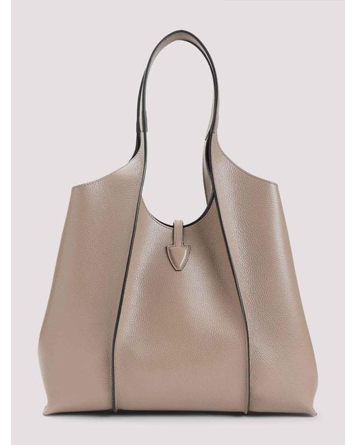 Tod's Natural T Timeless Medium Shopping Bag
