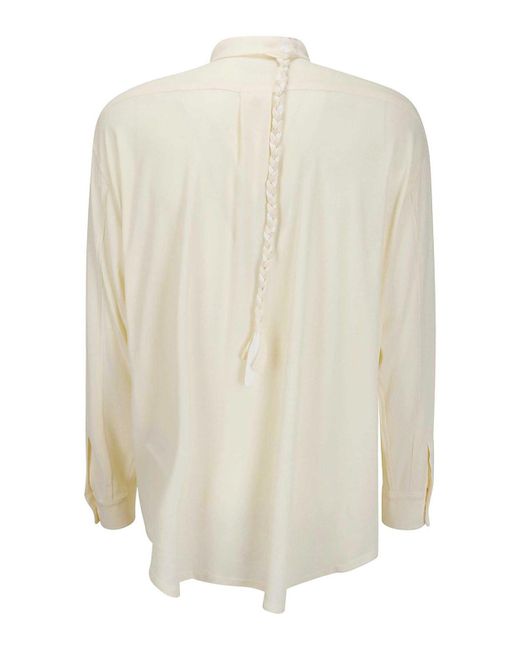 Magliano White Ribbed Shirt for men