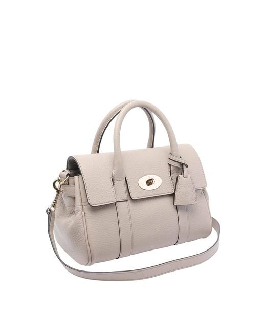 Mulberry Natural Small Bayswater Satchel Bag