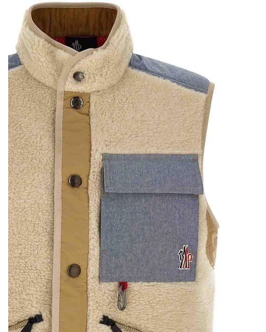 Moncler Natural Logo Vest Jacket for men