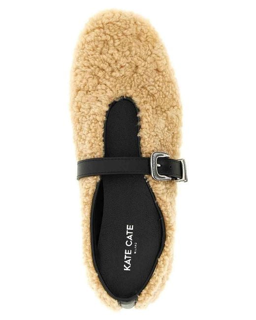 KATE CATE Natural Jude Ballet Flats