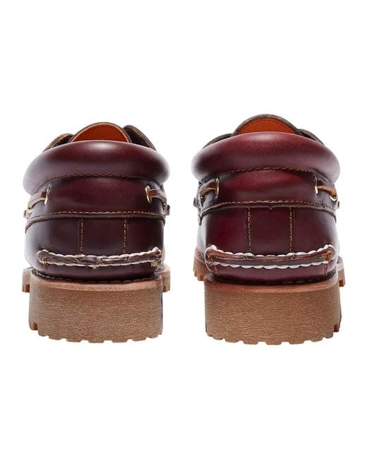 Timberland Red Low Bordeaux Shoes for men