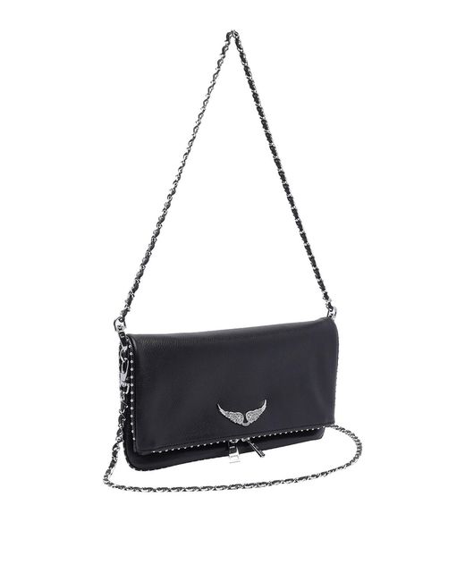 Zadig & Voltaire Black And Rock Crossbody Bag
